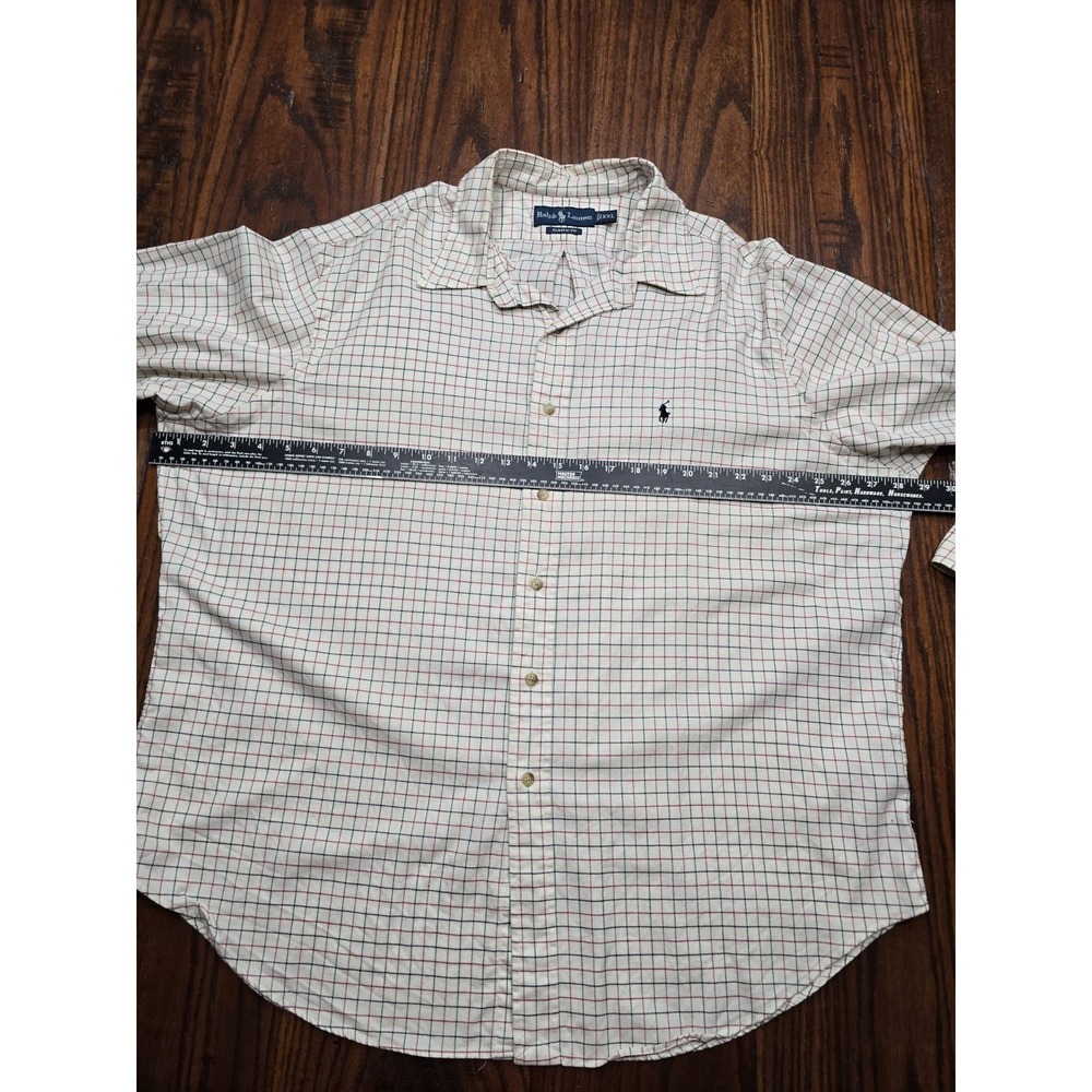 Ralph Lauren Mens XXL Classic Fit Tattersall Check Button Down Shirt - Picture 2 of 10